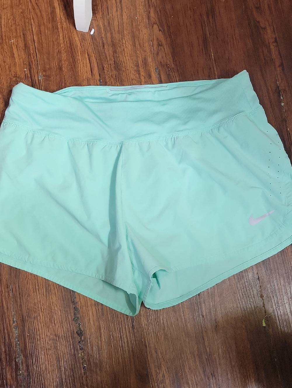 Nike Women’s Mint Athletic Shorts with Subtle Logo Woman Xl
